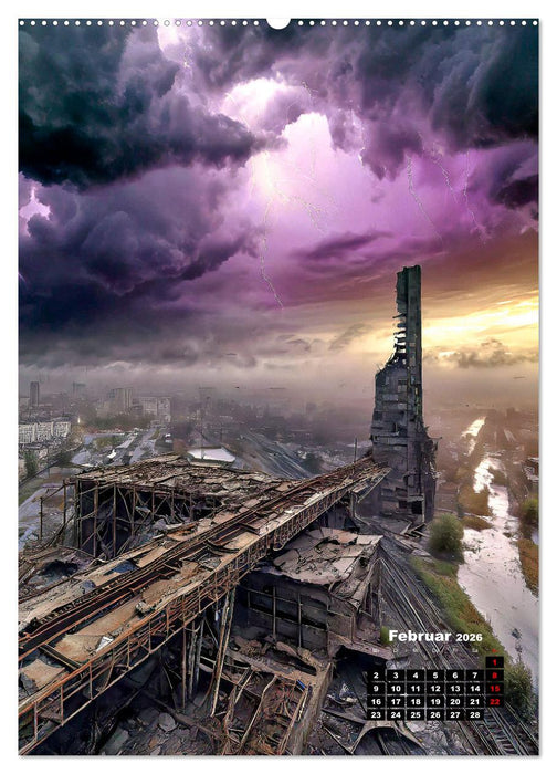 Urbane Endzeitvisionen (CALVENDO Premium Wandkalender 2026)