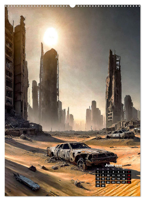 Urbane Endzeitvisionen (CALVENDO Premium Wandkalender 2026)