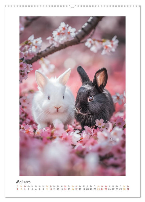 Lustige Hasen (CALVENDO Premium Wandkalender 2026)