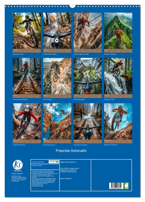 Freeride Adrenalin (CALVENDO Wandkalender 2026)
