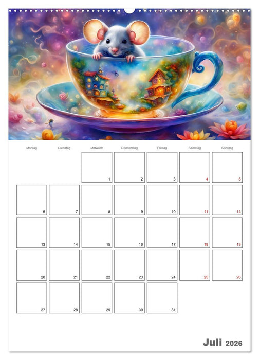 Tierische Kaffee Gesellschaft (CALVENDO Premium Wandkalender 2026)