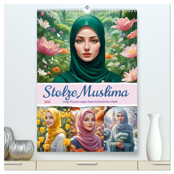 Stolze Muslima (CALVENDO Premium Wandkalender 2026)