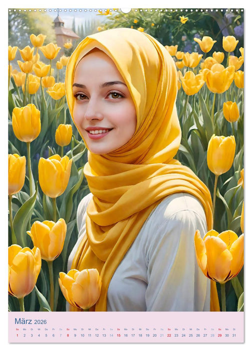 Stolze Muslima (CALVENDO Premium Wandkalender 2026)