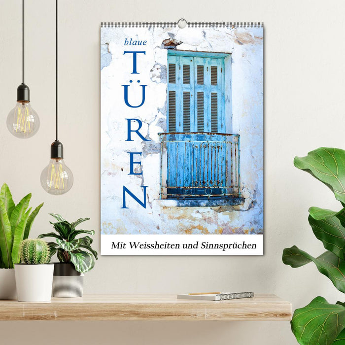 Blaue Türen (CALVENDO Wandkalender 2026)