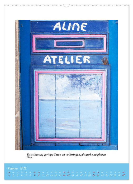 Blaue Türen (CALVENDO Wandkalender 2026)