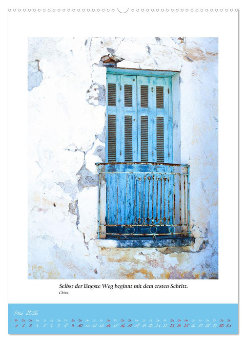 Blaue Türen (CALVENDO Wandkalender 2026)