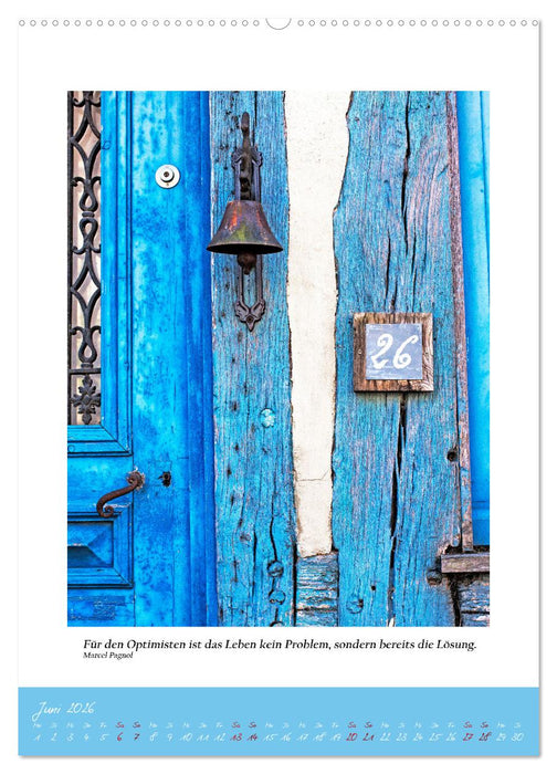 Blaue Türen (CALVENDO Wandkalender 2026)