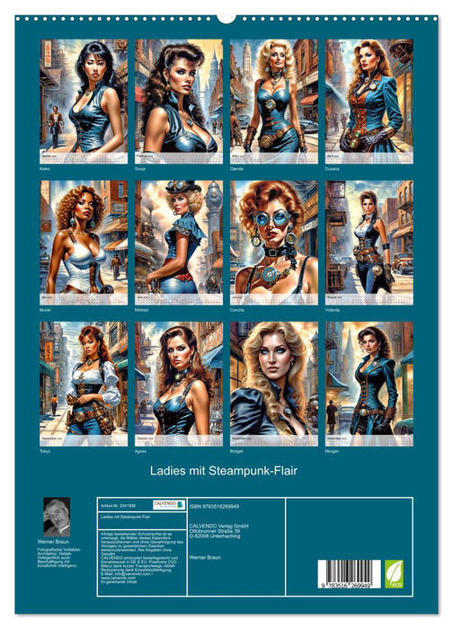 Ladies mit Steampunk-Flair (CALVENDO Premium Wandkalender 2026)