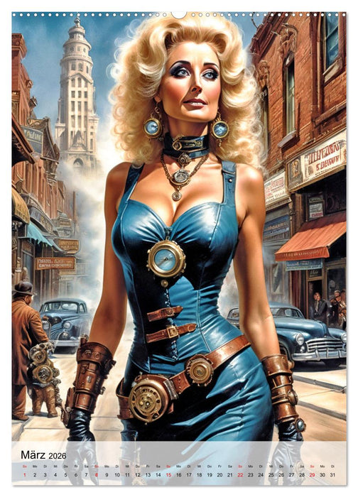 Ladies mit Steampunk-Flair (CALVENDO Premium Wandkalender 2026)