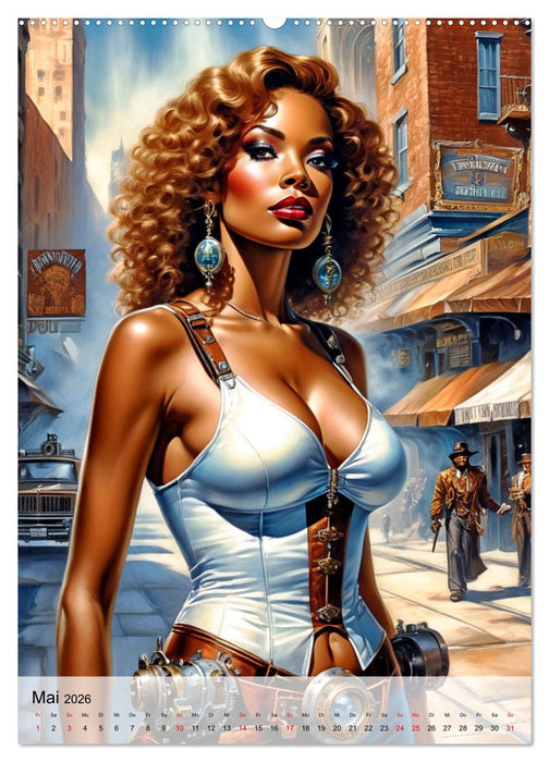 Ladies mit Steampunk-Flair (CALVENDO Premium Wandkalender 2026)