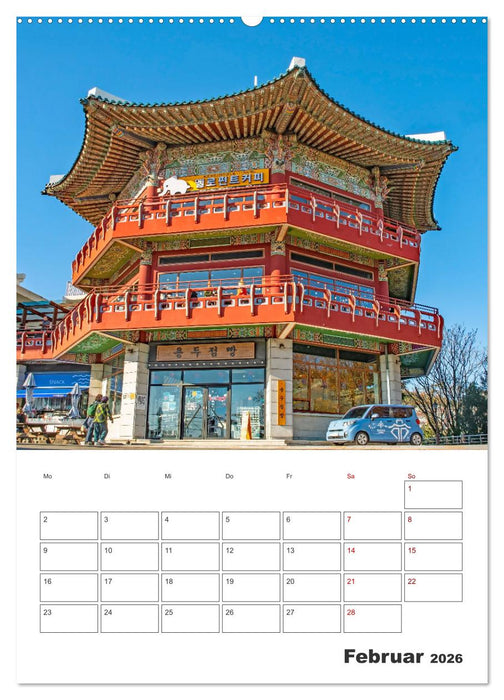 Busan - Reiseplaner (CALVENDO Wandkalender 2026)