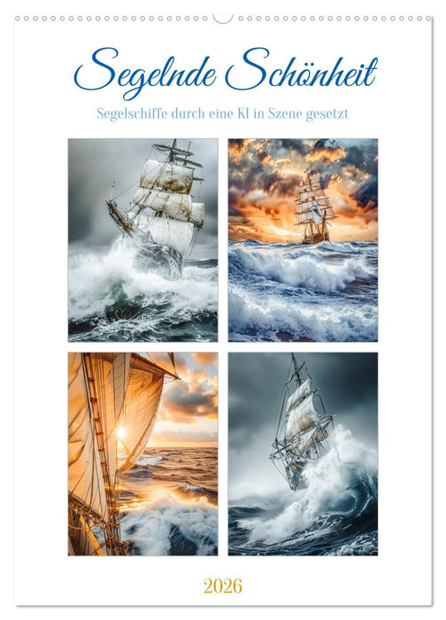 Segelnde Schönheit (CALVENDO Wandkalender 2026)