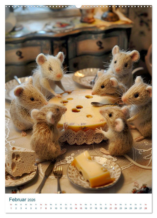 Funny Filz Freunde (CALVENDO Premium Wandkalender 2026)