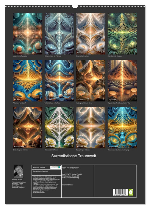 Surrealistische Traumwelt (CALVENDO Wandkalender 2026)