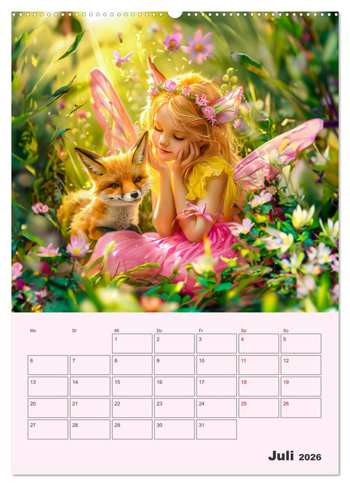 Elfenkinder der Natur - Niedlicher Termin-Planer für das Jahr (CALVENDO Premium Wandkalender 2026)