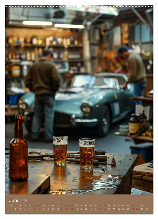 Bier-Liebe Von den Ahnen zu uns (CALVENDO Wandkalender 2026)