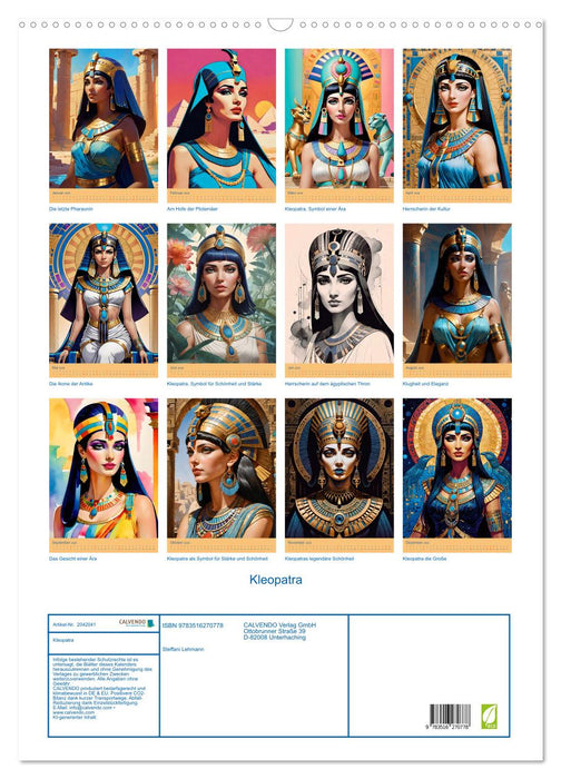 Kleopatra (CALVENDO Wandkalender 2026)
