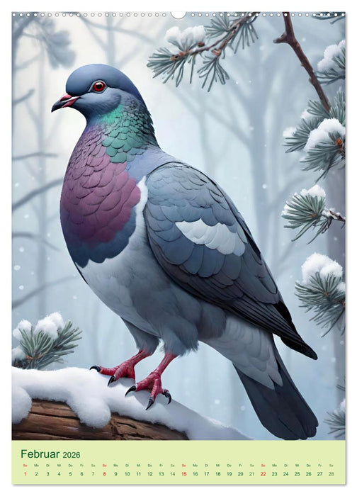 Singvögel aus der Heimat (CALVENDO Premium Wandkalender 2026)