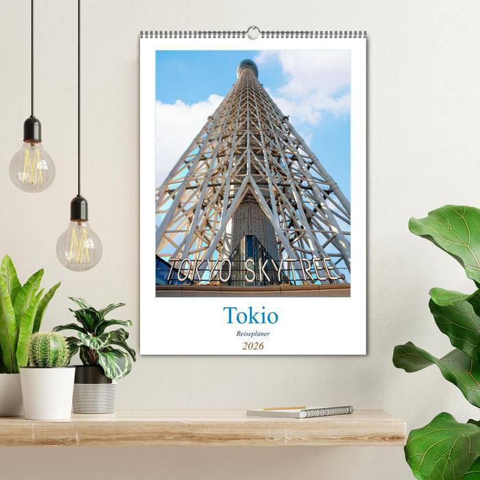 Tokio - Reiseplaner (CALVENDO Wandkalender 2026)