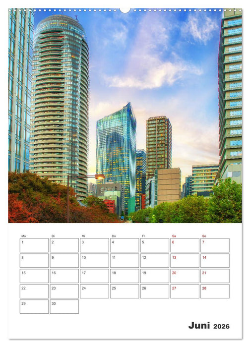 Tokio - Reiseplaner (CALVENDO Wandkalender 2026)