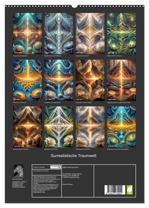 Surrealistische Traumwelt (CALVENDO Premium Wandkalender 2026)