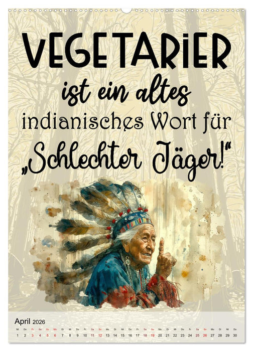 Jägersprüche (CALVENDO Premium Wandkalender 2026)