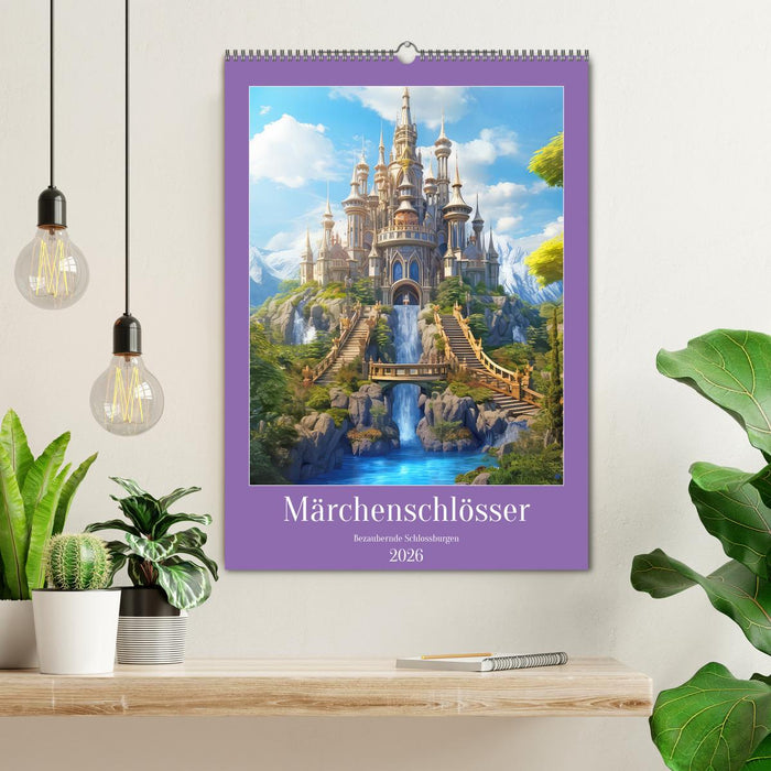 Märchenschlösser - Bezaubernde Schlossburgen (CALVENDO Wandkalender 2026)