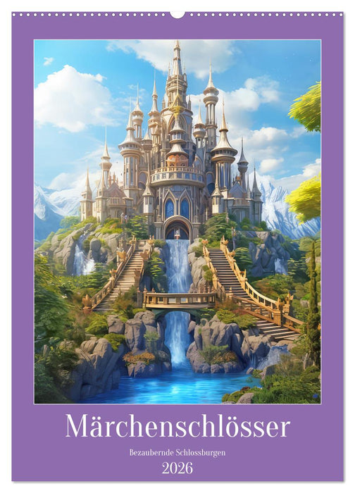 Märchenschlösser - Bezaubernde Schlossburgen (CALVENDO Wandkalender 2026)
