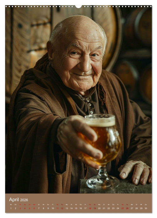 Bier-Liebe Von den Ahnen zu uns (CALVENDO Premium Wandkalender 2026)