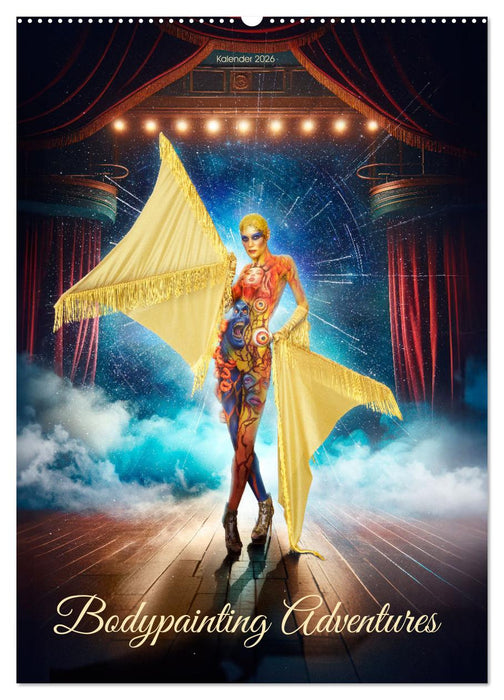 Bodypainting Adventures (CALVENDO Wandkalender 2026)