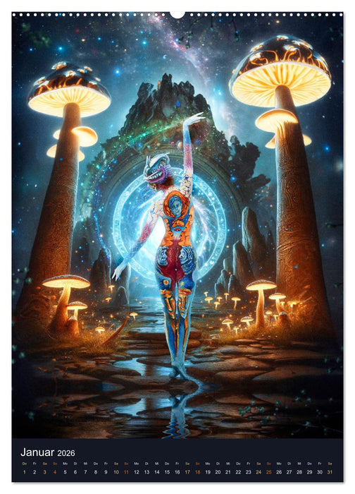 Bodypainting Adventures (CALVENDO Wandkalender 2026)