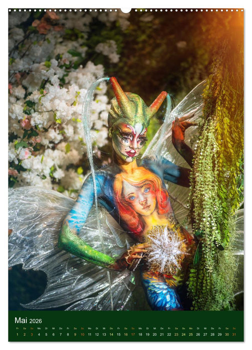 Bodypainting Adventures (CALVENDO Wandkalender 2026)