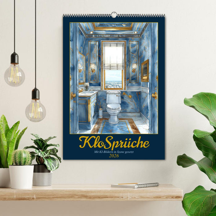 Klosprüche (CALVENDO Wandkalender 2026)