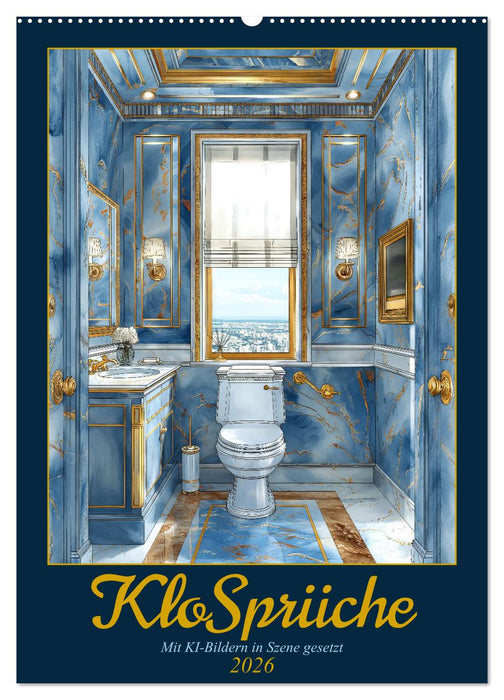 Klosprüche (CALVENDO Wandkalender 2026)