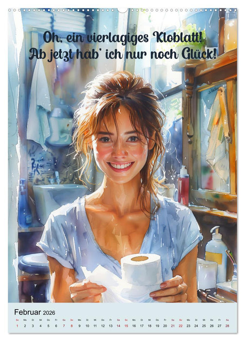 Klosprüche (CALVENDO Wandkalender 2026)