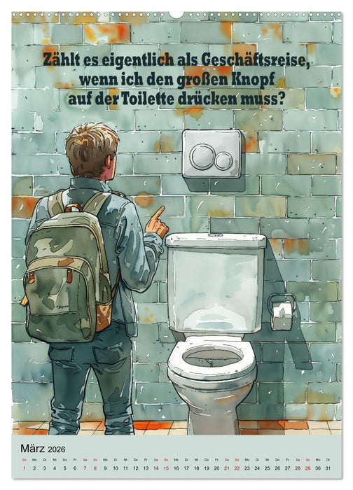 Klosprüche (CALVENDO Wandkalender 2026)