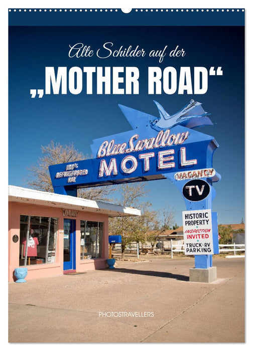 Alte Schilder an der „Mother Road“ (CALVENDO Wandkalender 2026)