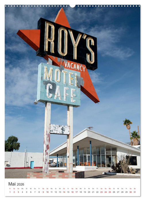 Alte Schilder an der „Mother Road“ (CALVENDO Wandkalender 2026)