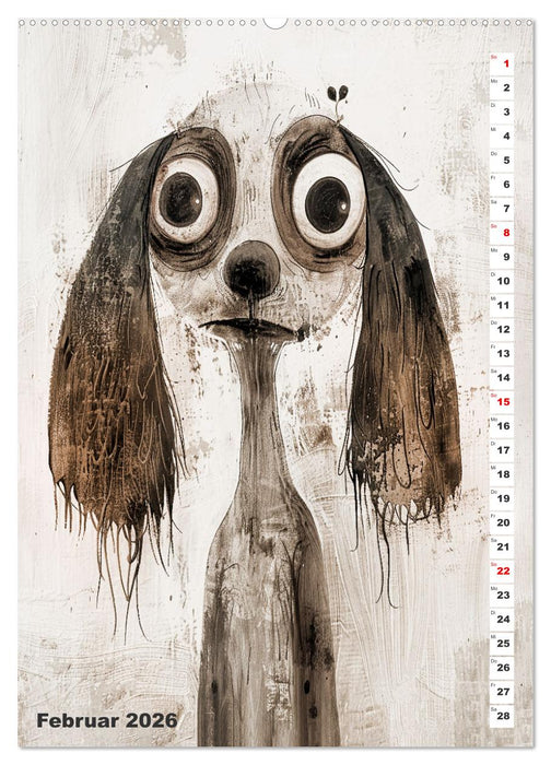 Hund mit Pfiff (CALVENDO Premium Wandkalender 2026)