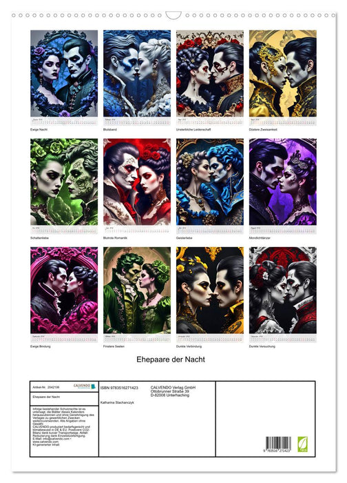Ehepaare der Nacht (CALVENDO Wandkalender 2026)