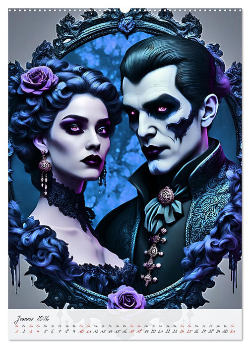 Ehepaare der Nacht (CALVENDO Wandkalender 2026)