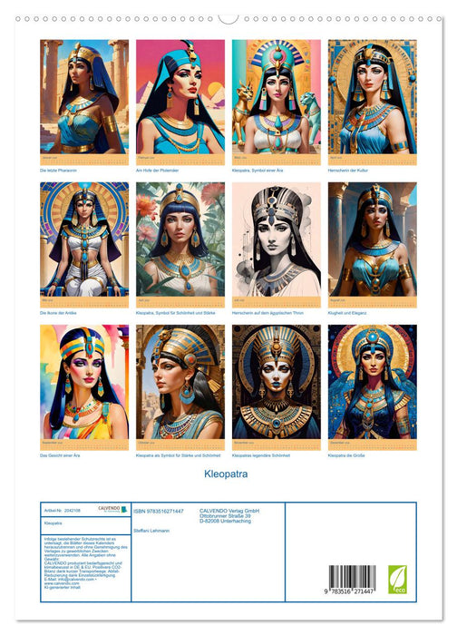 Kleopatra (CALVENDO Premium Wandkalender 2026)