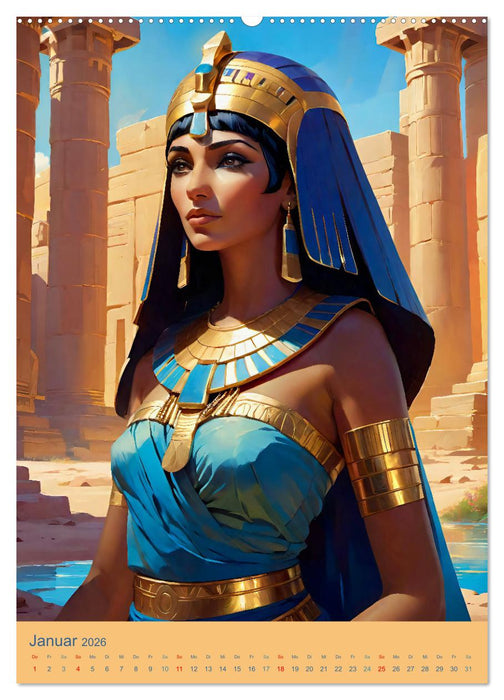 Kleopatra (CALVENDO Premium Wandkalender 2026)