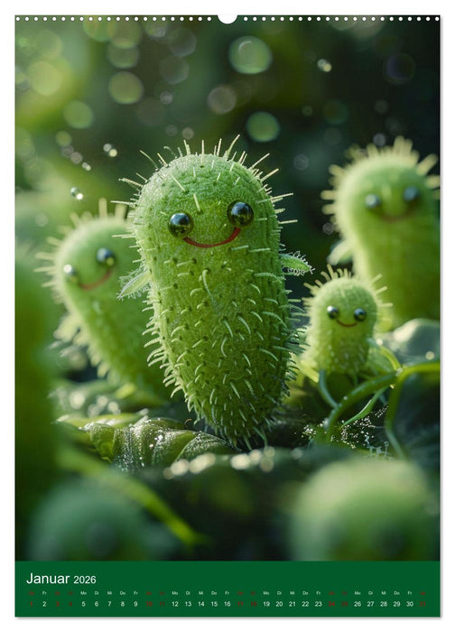 Bakterien Ballett (CALVENDO Premium Wandkalender 2026)