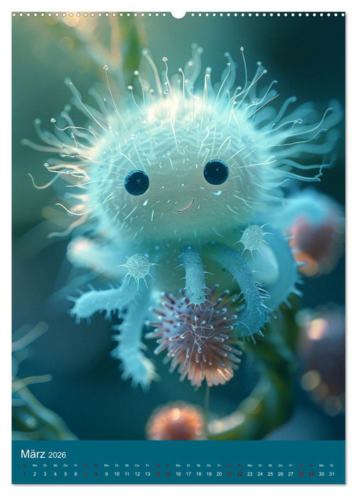 Bakterien Ballett (CALVENDO Premium Wandkalender 2026)
