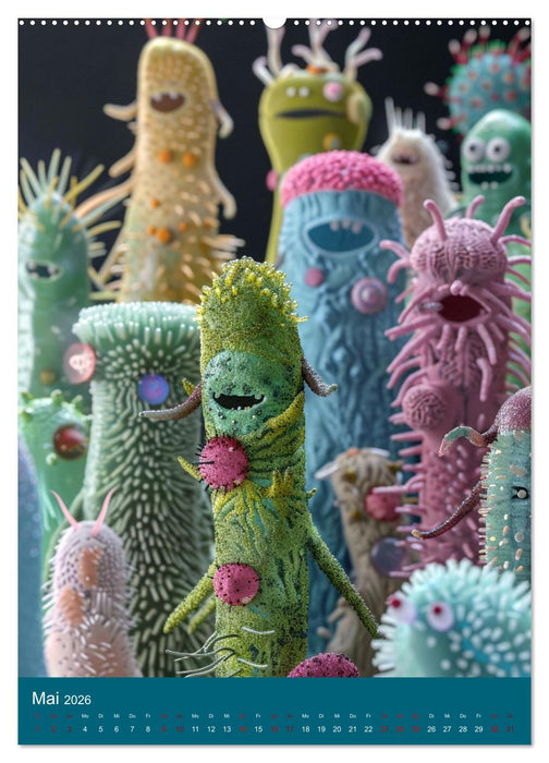 Bakterien Ballett (CALVENDO Premium Wandkalender 2026)