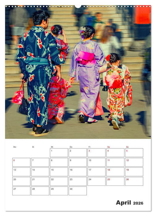 Tokio - Reiseplaner (CALVENDO Premium Wandkalender 2026)