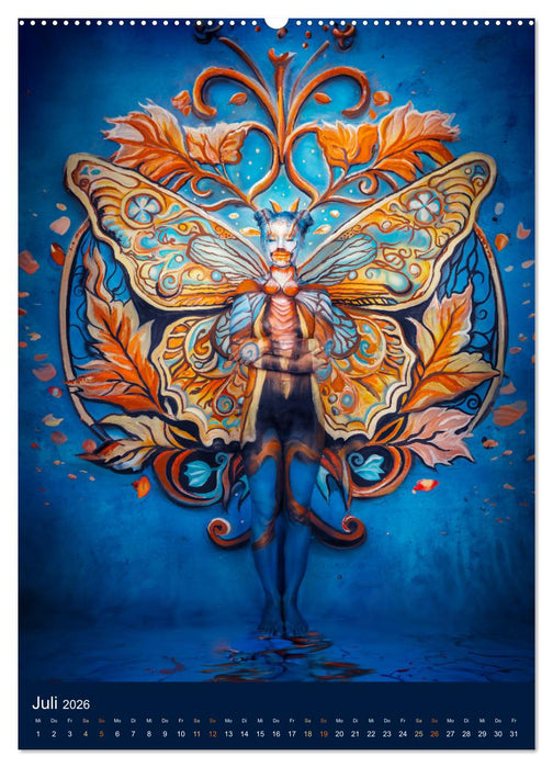 Bodypainting Adventures (CALVENDO Premium Wandkalender 2026)