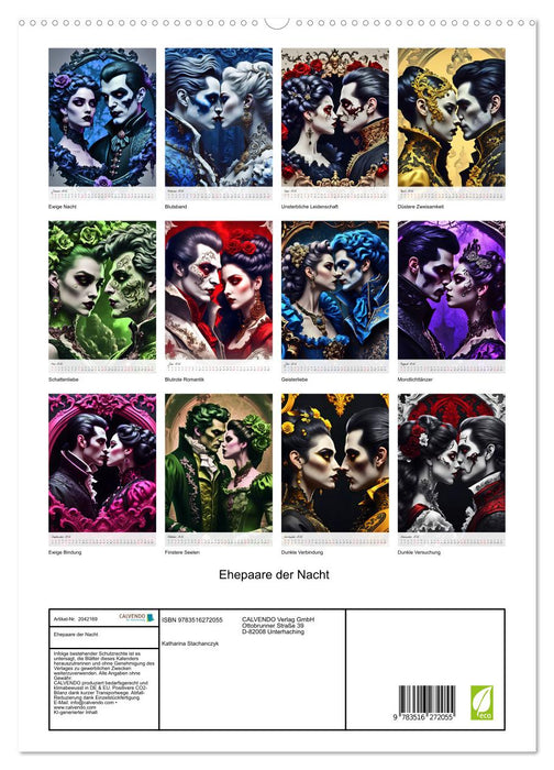Ehepaare der Nacht (CALVENDO Premium Wandkalender 2026)