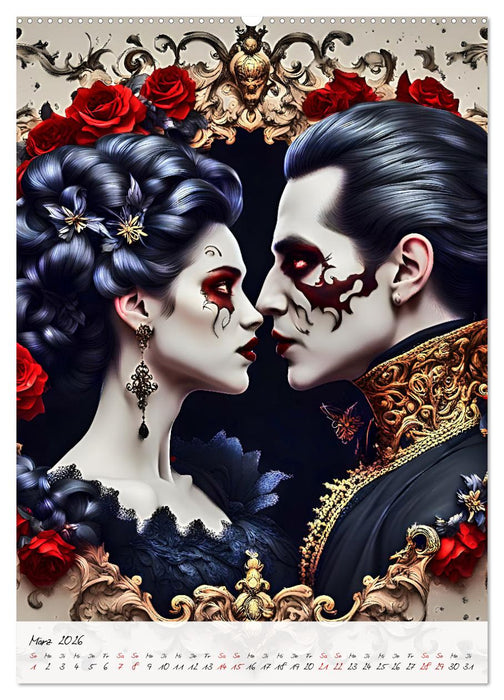 Ehepaare der Nacht (CALVENDO Premium Wandkalender 2026)